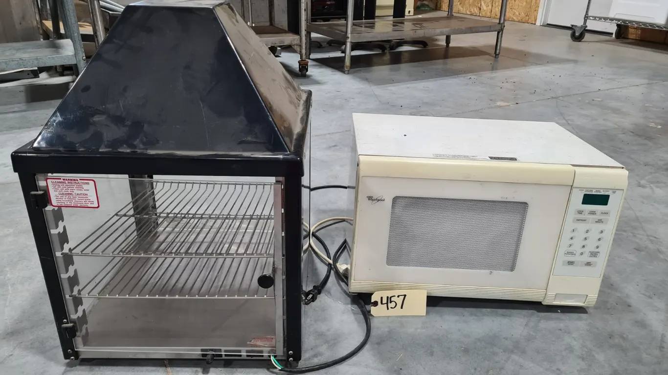 Wisco Warmer & Whirlpool Microwave