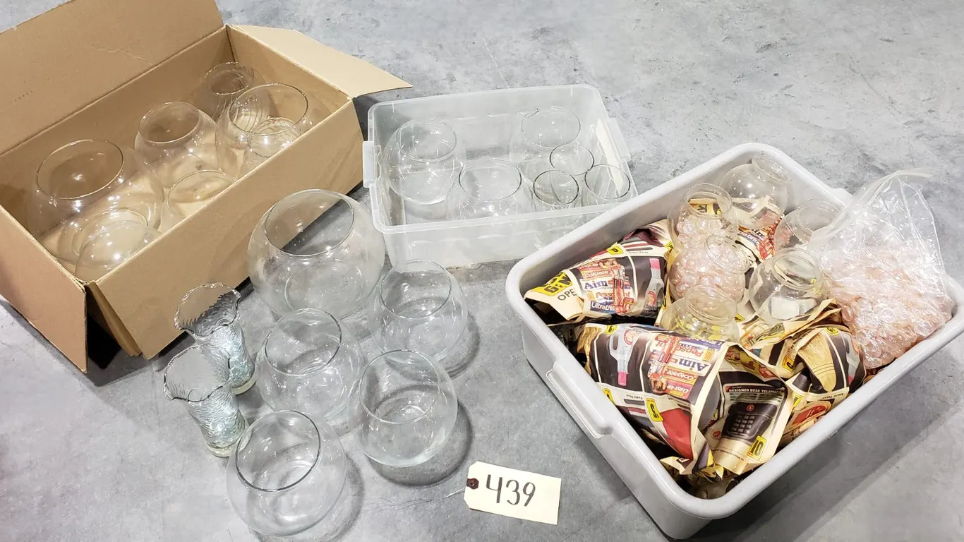Assorted Glassware