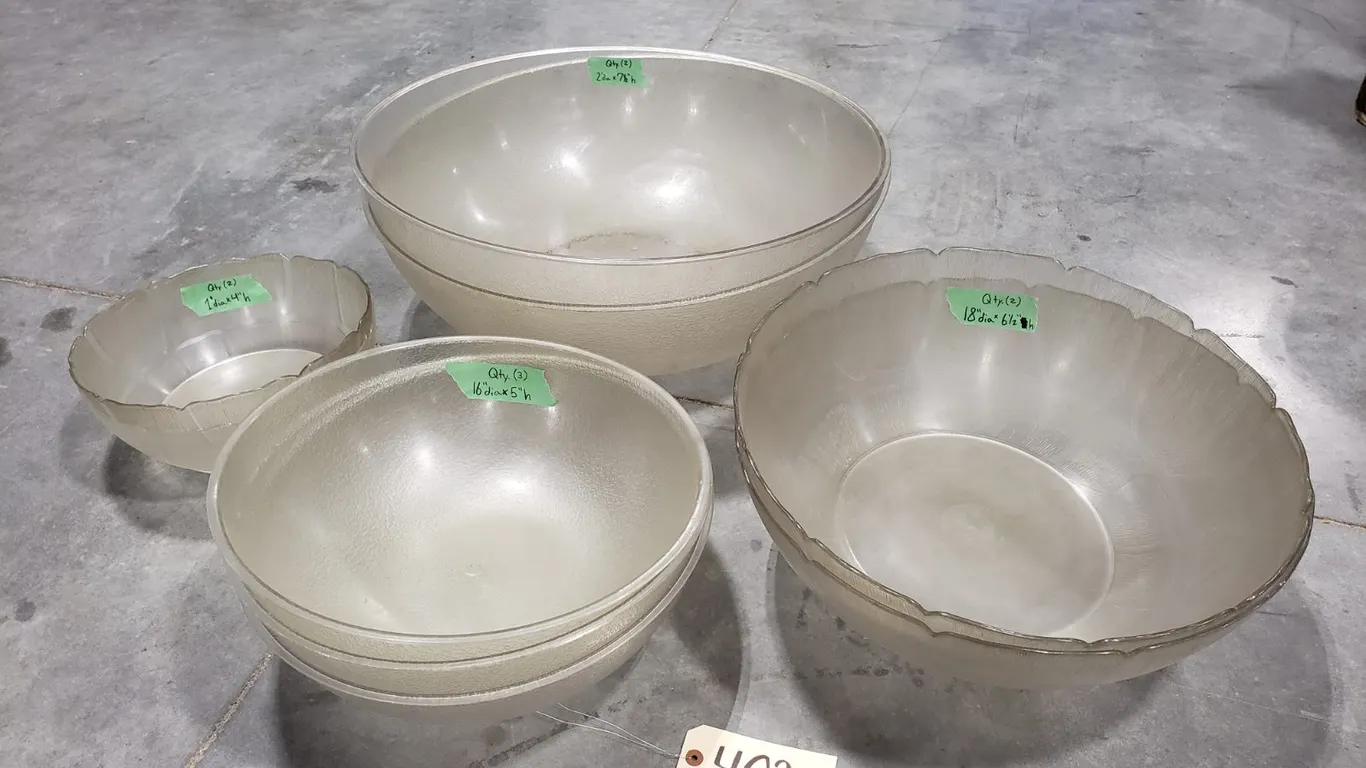 Assorted Plastic Bowls