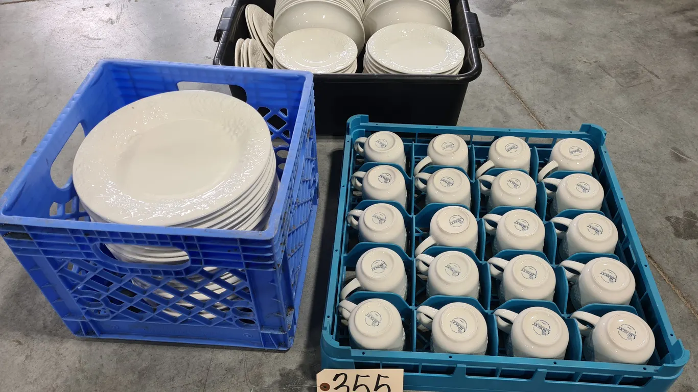 Assorted White Dinnerware