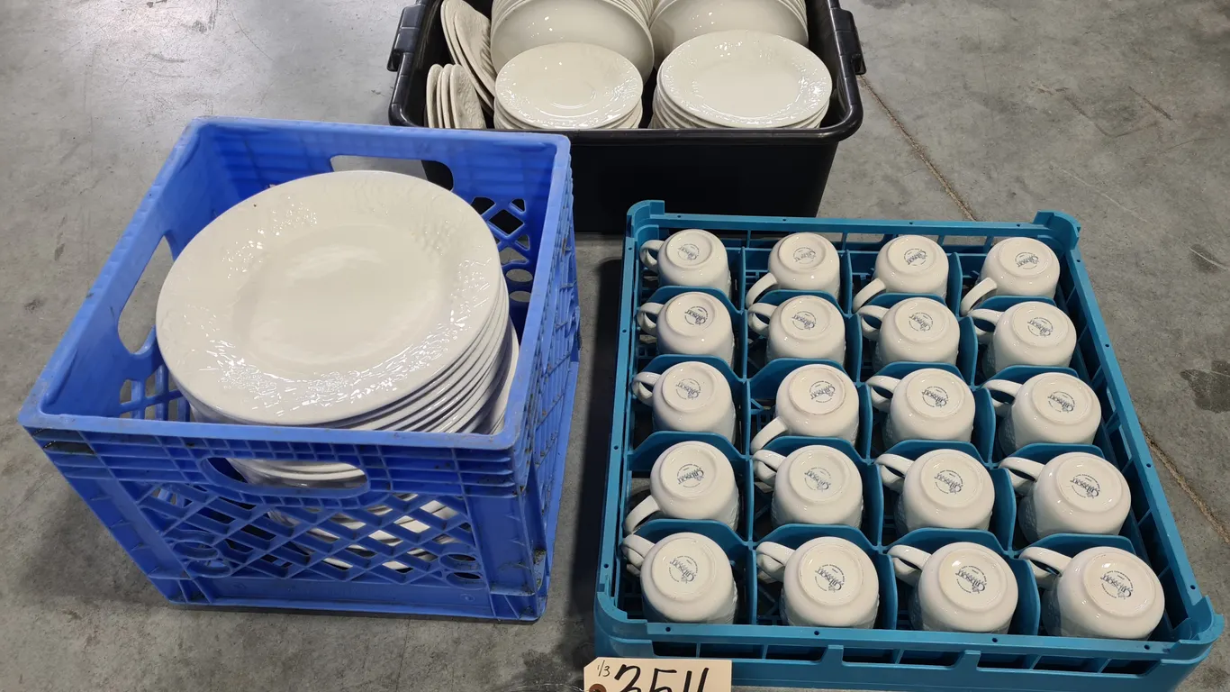 Assorted White Dinnerware