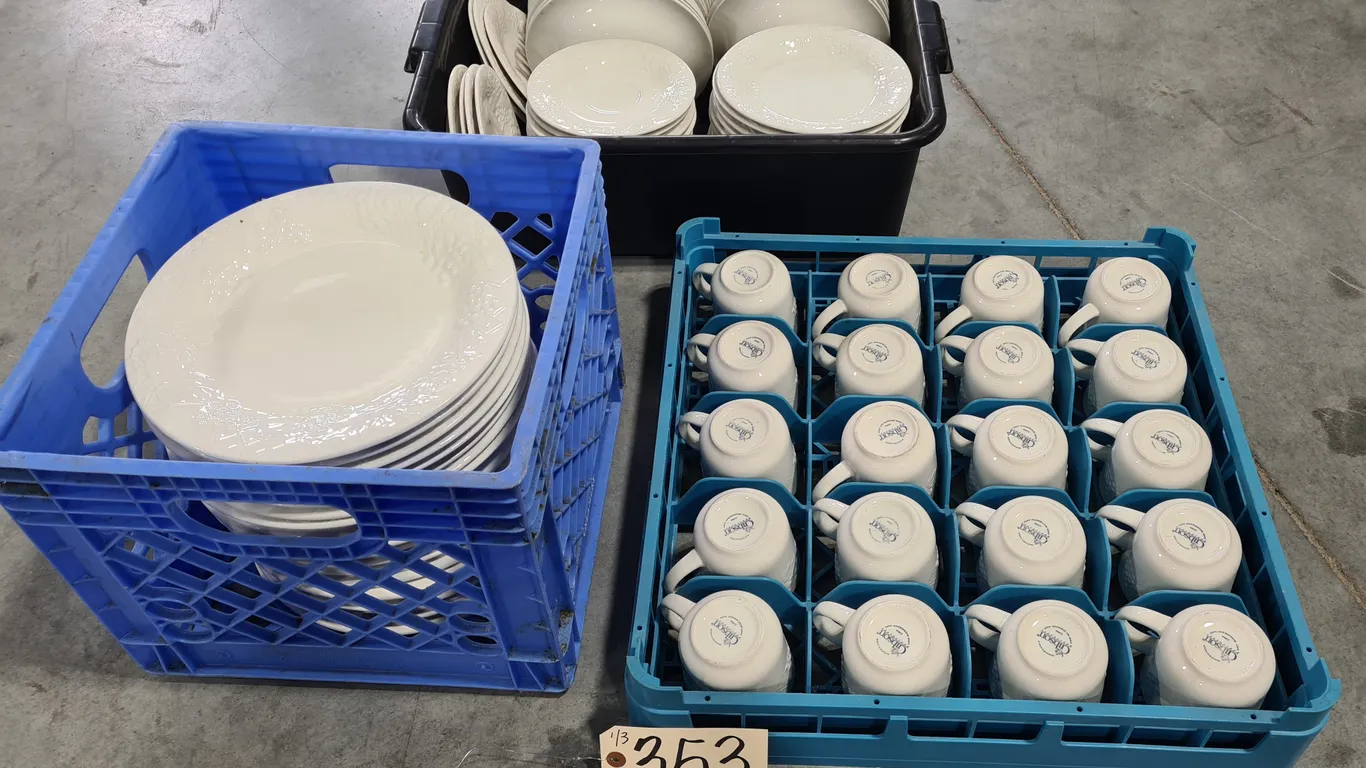 Assorted White Dinnerware