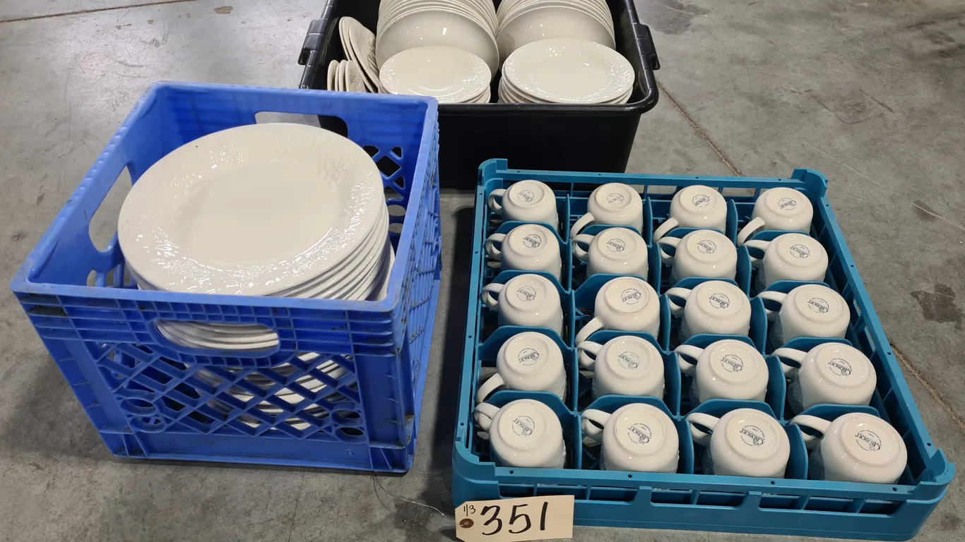 Assorted White Dinnerware