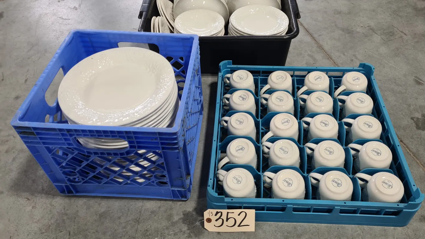 Assorted White Dinnerware