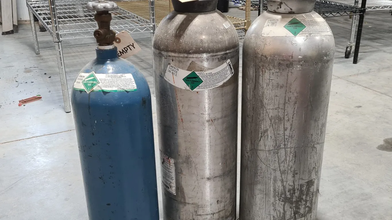 (3) Carbon Dioxide Tanks
