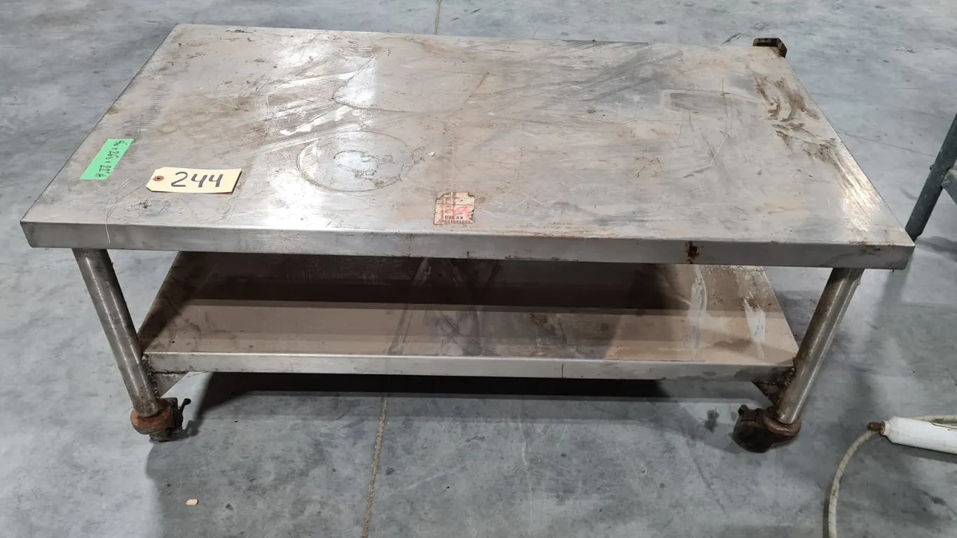 Rolling Stainless Steel Work Table