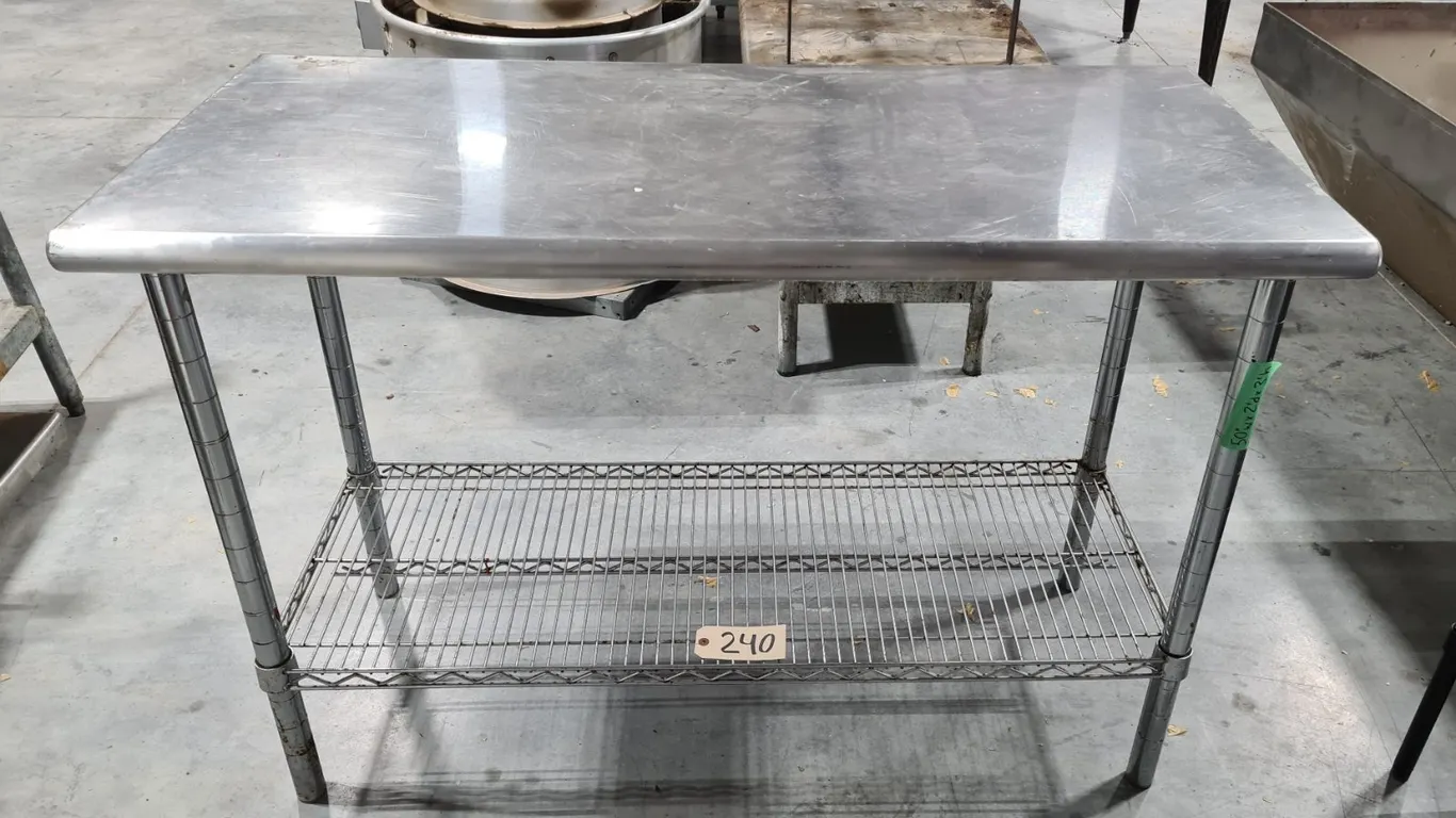Stainless Steel Prep Table