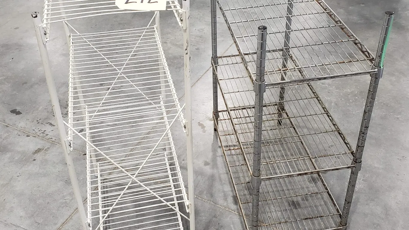 (2) Wire Storage Racks