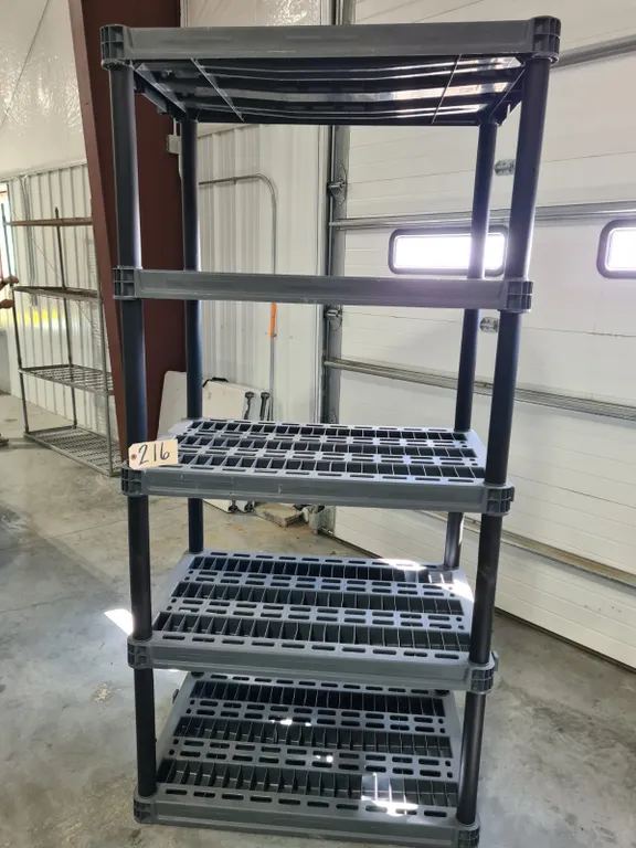 Plastic Storage Shelving Unit