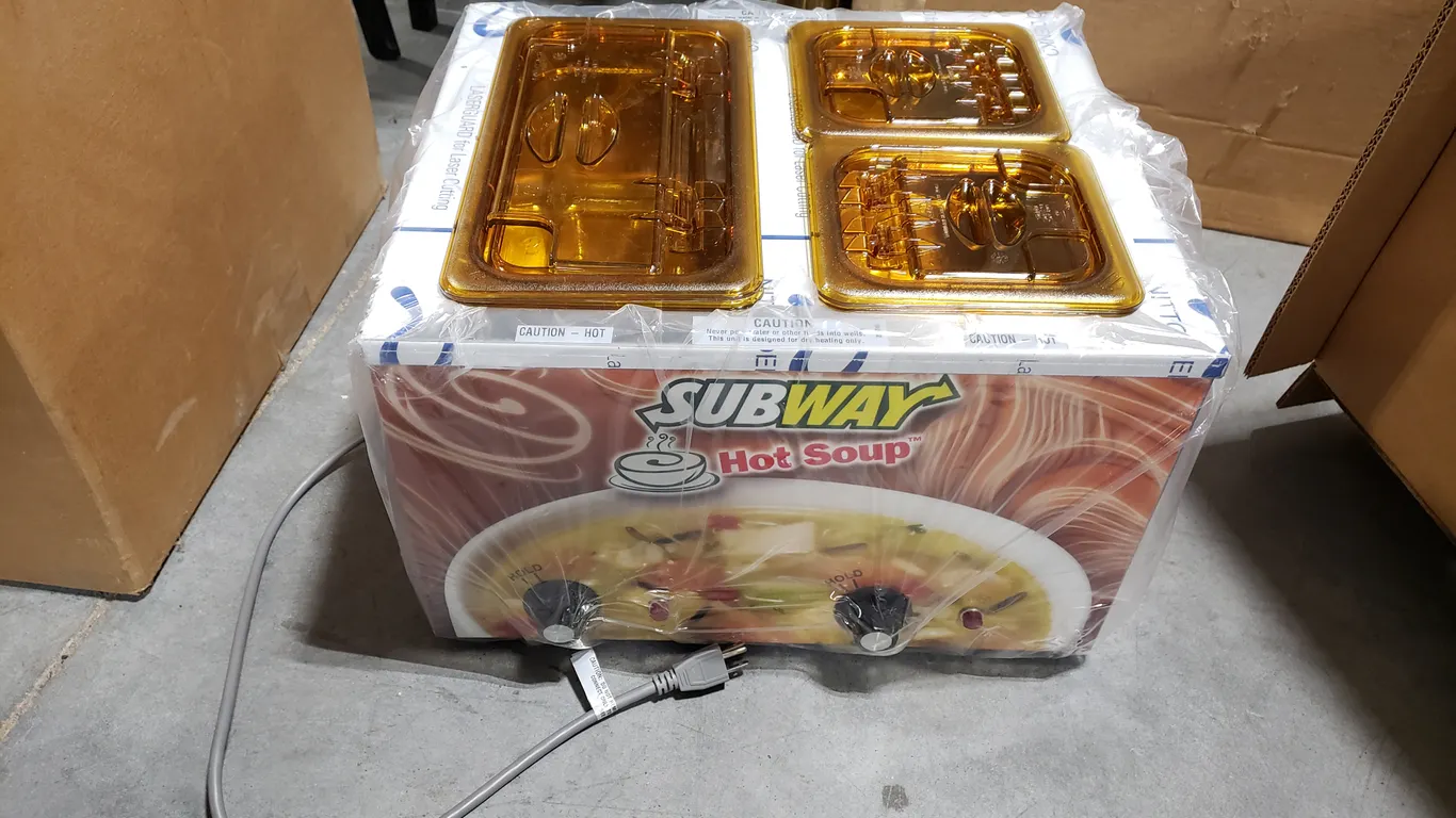 New Duke Dual 1/3 Size Soup Warmer