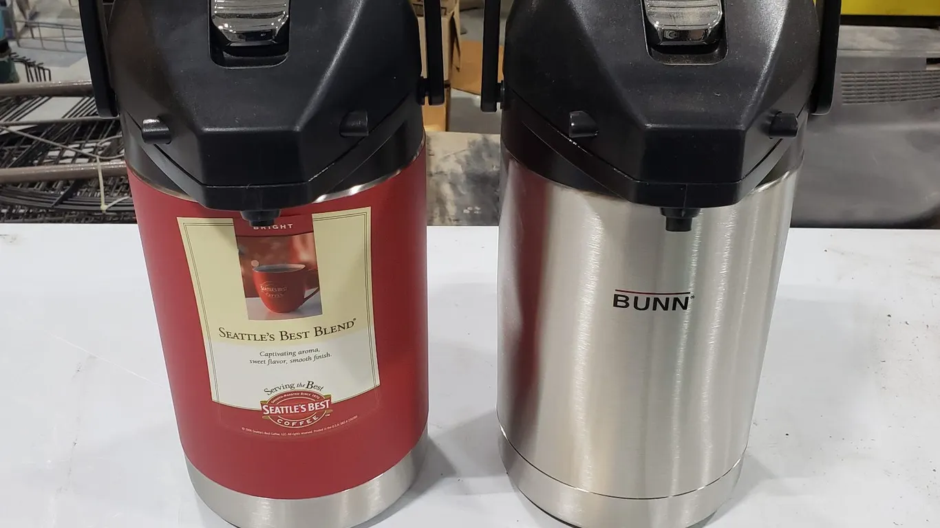 (2) Airpot Coffee Dispensers to Include Bunn