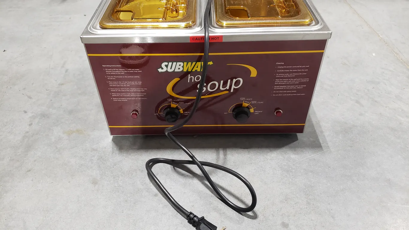 New Nemco Dual Food Warmer