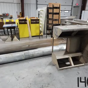 Stainless Steel Vent Hood and Duct