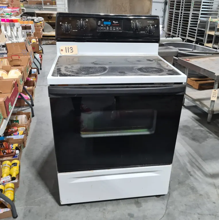 Whirlpool RF378PXGW Electric Range