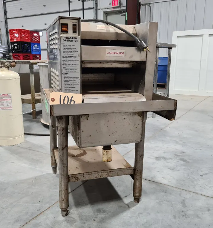 APW AT10 Conveyor Toaster & Stand