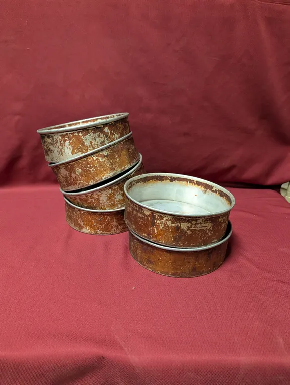 (5) Round Cake Pans - 9" x 3"