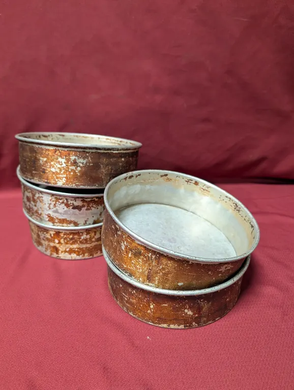 (5) Round Cake Pans - 9" x 3"