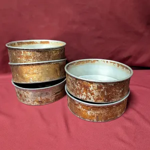 (5)  Round Cake Pans - 9" x 3"