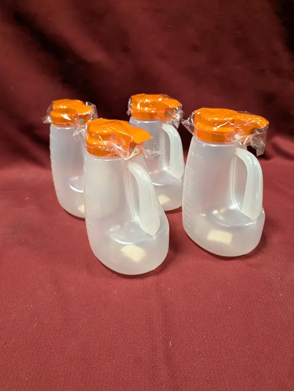 (4) Tablecraft Products Dispenser Jars - Model # PP48X