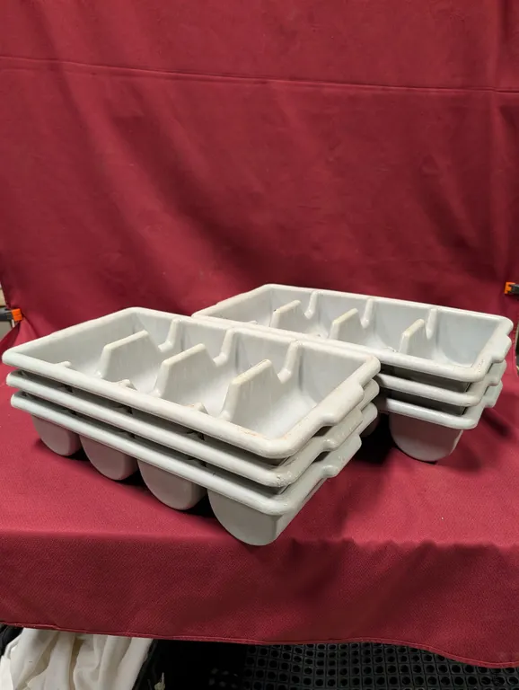 (6) 4 Compartment Flatware Holders
