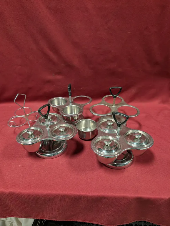 (5) Assorted Condiment Caddies