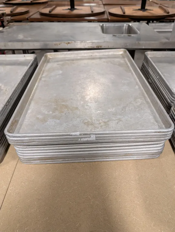 (12) Full Size Aluminum Sheet Pans