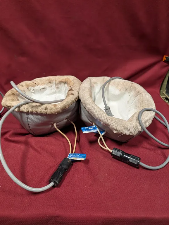 (2) Chemglass Life Sciences Glas-Col Heating Mantle Top 115 Volts; 1 Phase - 11" Diameter