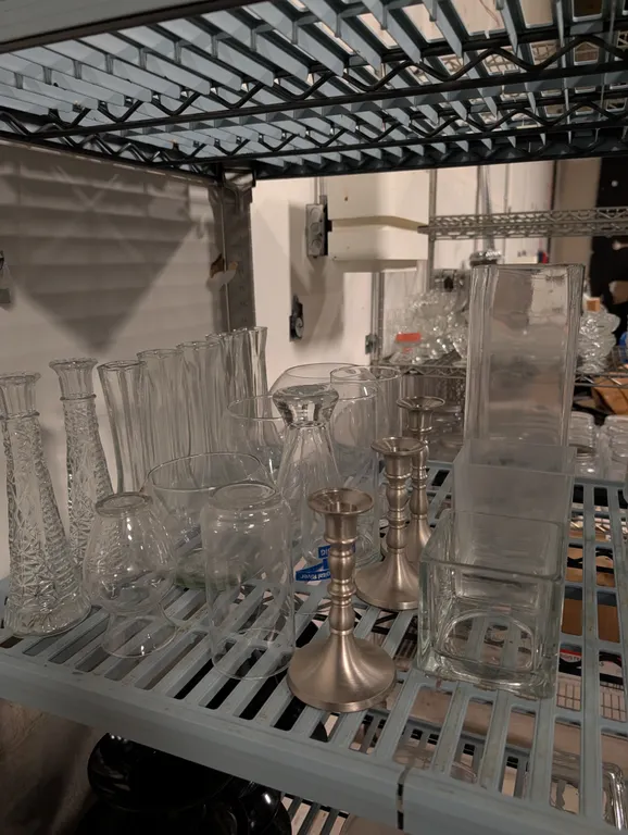 Assorted Candle Holders and Vases