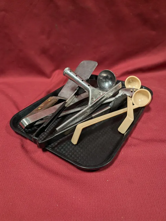 Tray with Assorted Smallwares