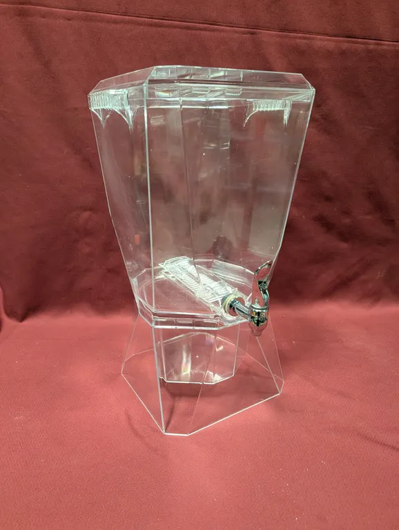 Acrylic Beverage Dispenser - 11" x 11" x 20"