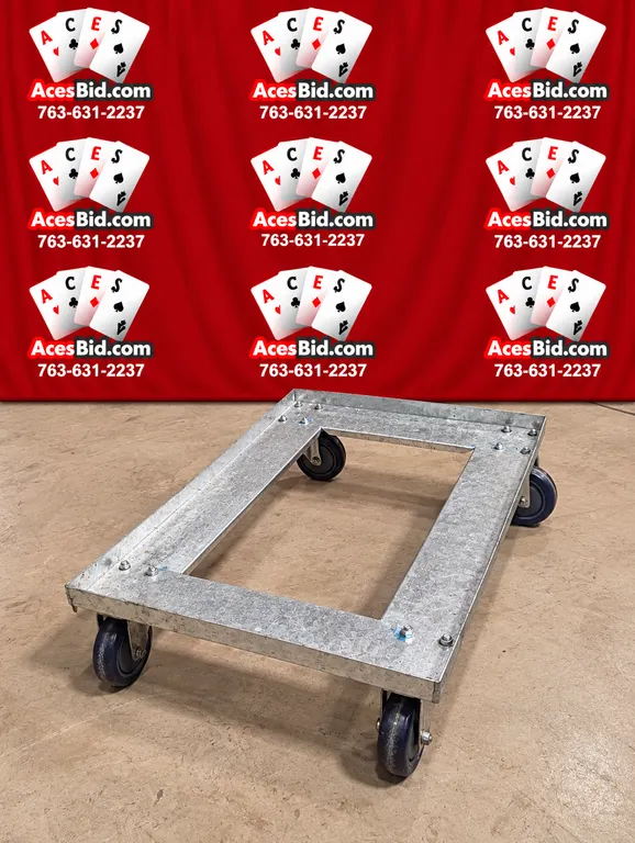 Regency Aluminum Sheet Pan Dollie on Casters (Pan Not Included) - NSF Approved