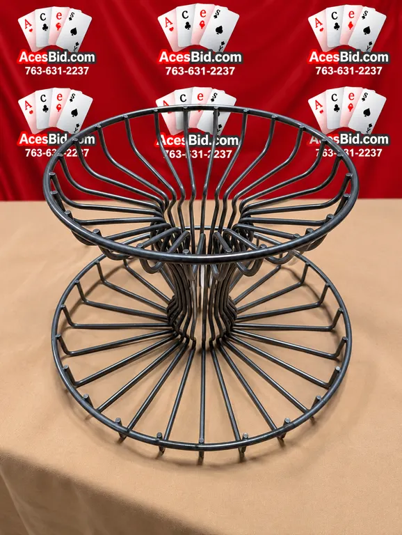 2 Tier Wrought Iron Fruit Display