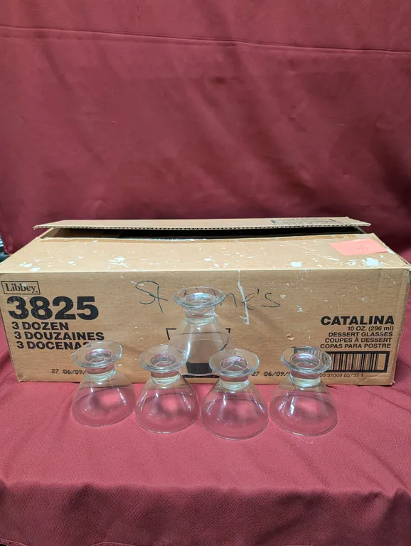 (36) Libbey Catalina 10 oz Dessert Glasses - Model #3825