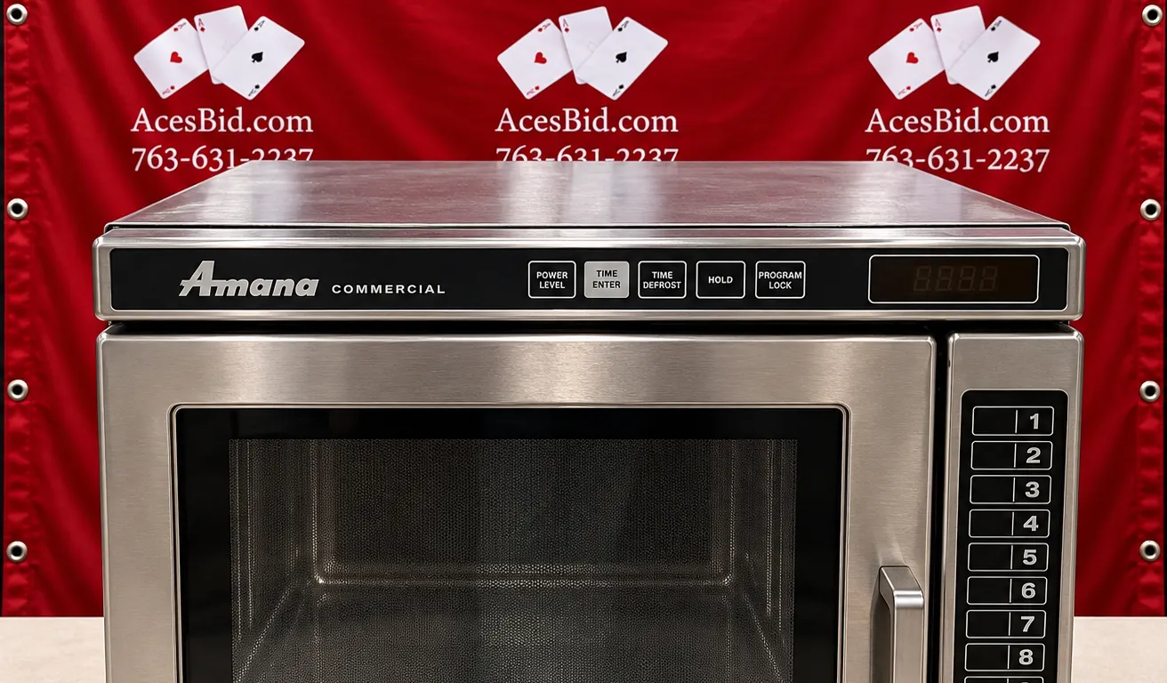 Amana Commercial Digital Programmable Microwave - Model # RC22S2 - 220/230 Volts; 3200 Watt - NSF Ap