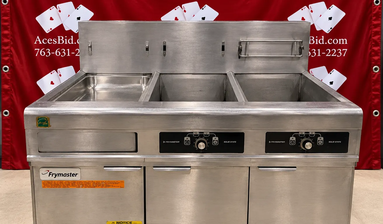 Frymaster Double Fryer with Dump Station - Model # EMPH255SE - Natural Gas