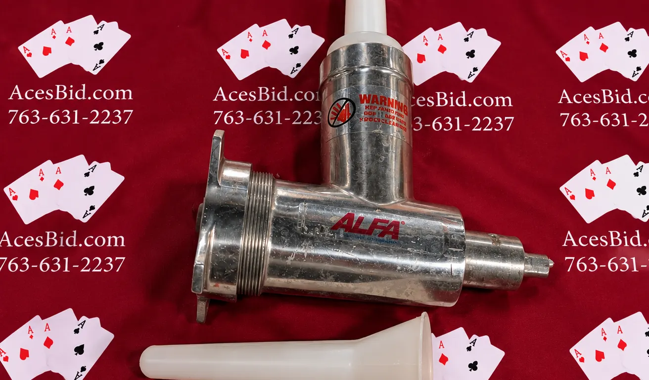 Alpha #2 Grinder with Sausage Stuffing Tube