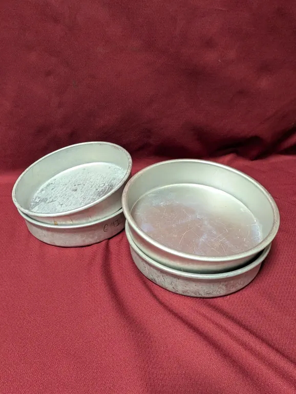 (4) Cake Pans - 8" x 2"