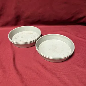 (5) Aluminum Cake Pans - 8"