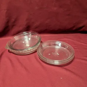 (6) Glass Pie Pans - 9"