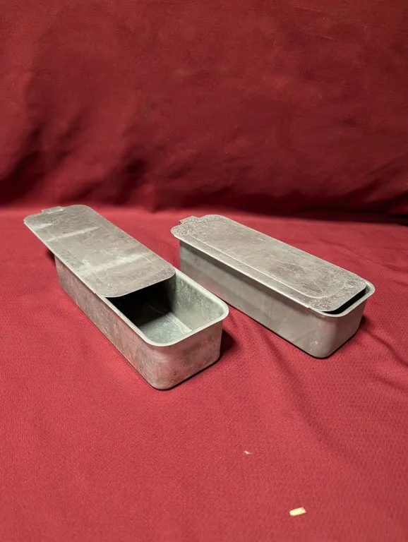 (2) Aluminum Loaf Pans - 11" x 4" x 3"