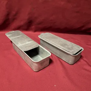 (2) Aluminum Loaf Pans - 11" x 4" x 3"