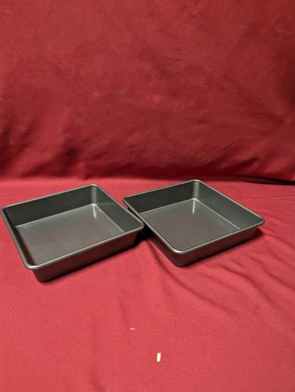(2) Square Bake Pans - 9" x 9" x 2"