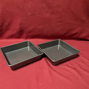 (2)  Square Bake Pans - 9" x 9" x 2"