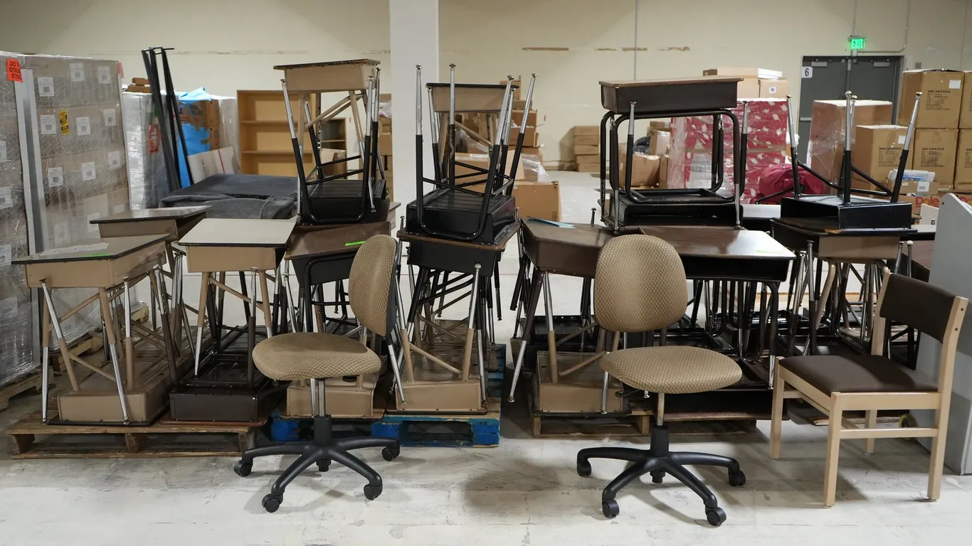 Open Front Student Desks