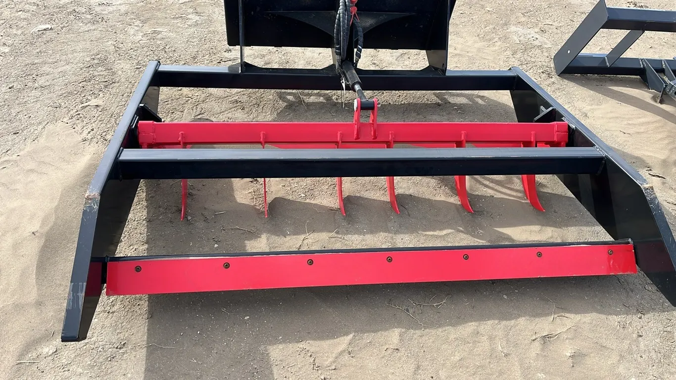 2945 - 72" Skidsteer Land Plane w/ Hydraulic Ripper Teeth
