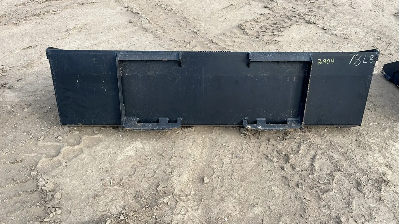 2904 - 78" Skidsteer Dirt Bucket- Weld-on Cutting Edge