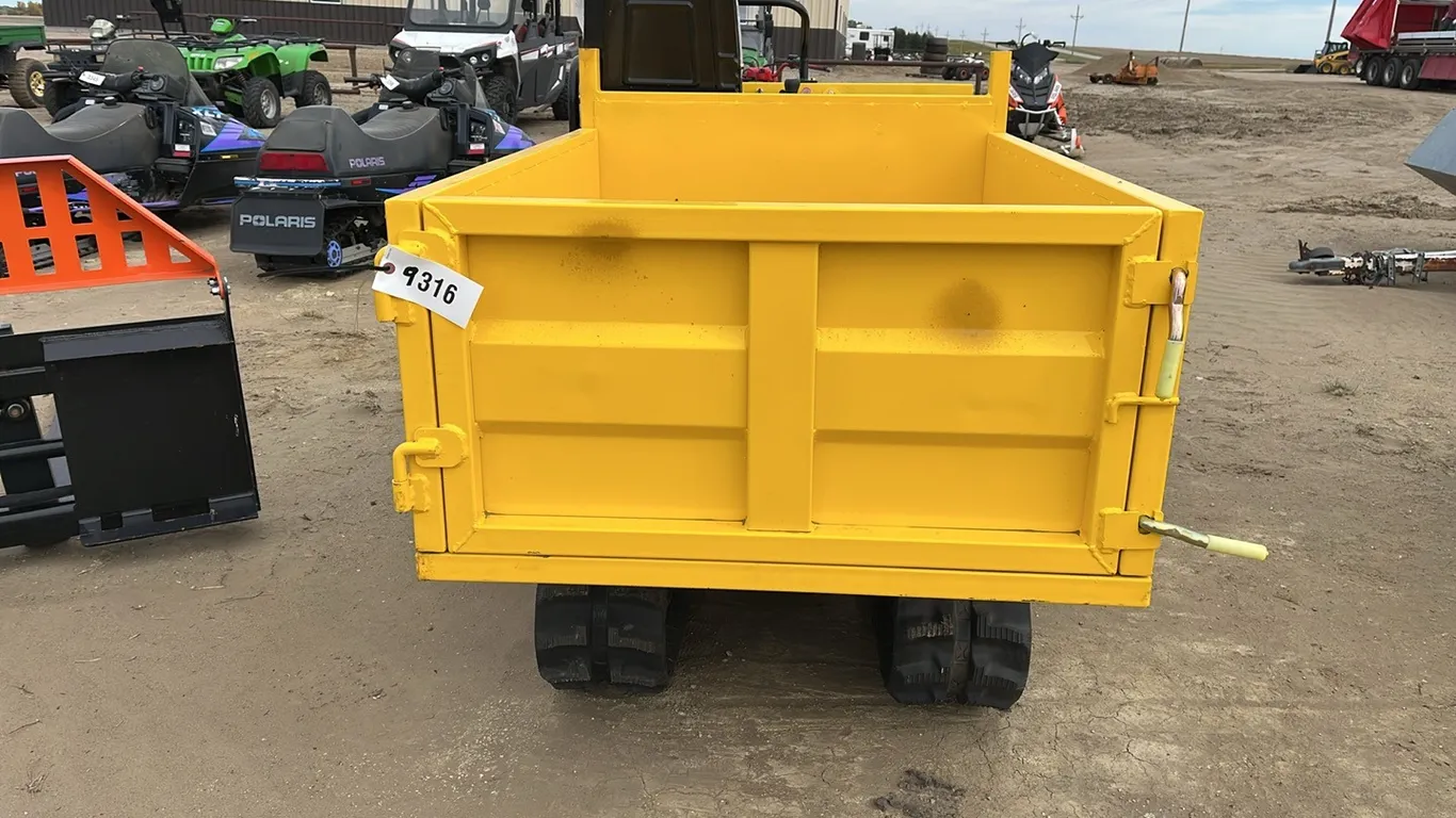 9316 - Yellow Dumpster Truck