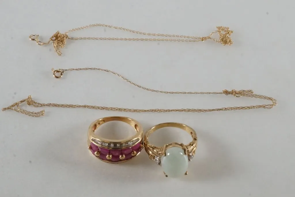 Lot of 10k Yellow Gold Jewelry