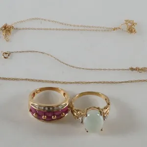 Lot of 10k Yellow Gold Jewelry