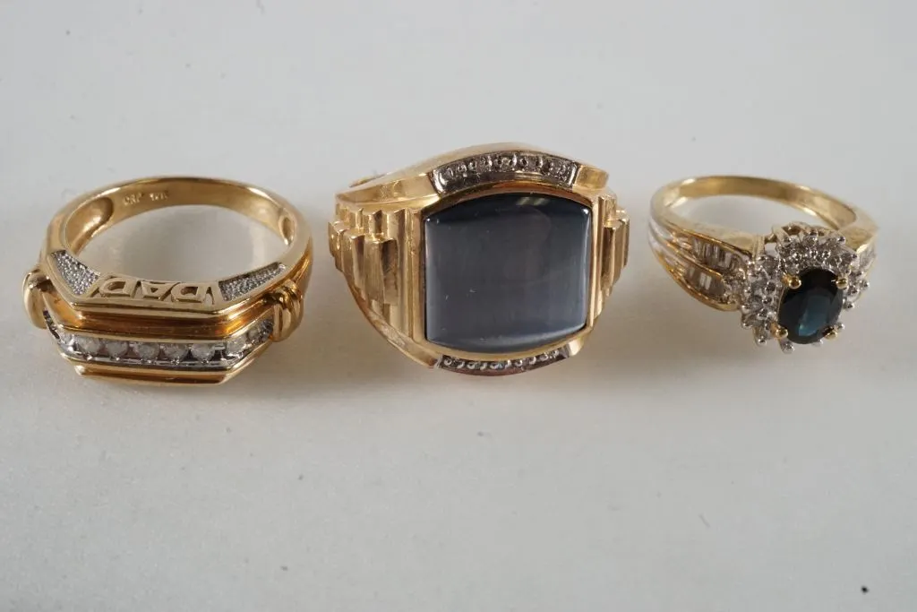 Lot of 10k Yellow Gold Jewelry